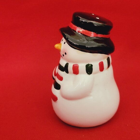 Vintage Salt Pepper Snowman Shaker - Picture 12 of 12